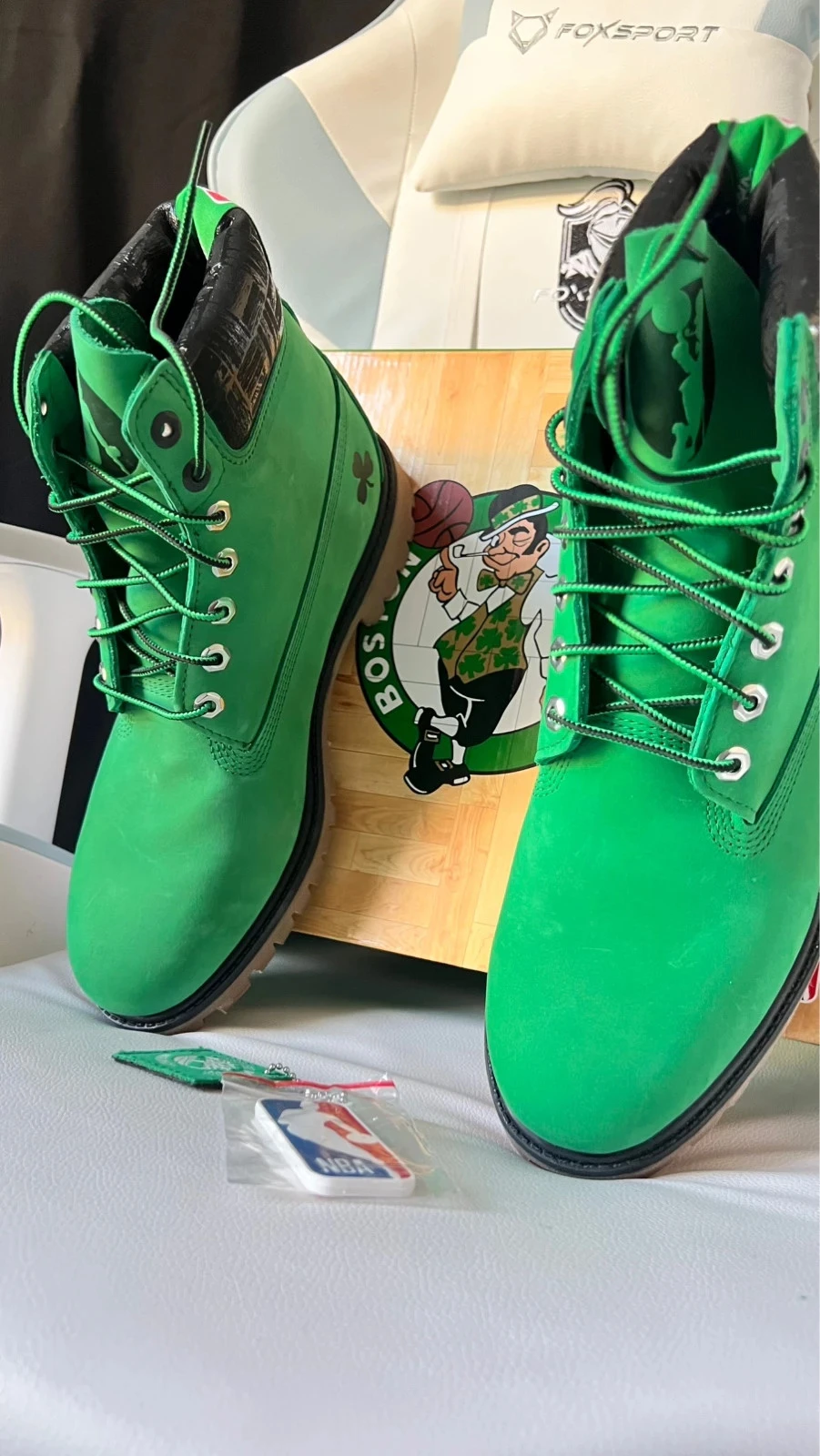 Timberland x Boston Celtics x NBA Edição Limitada Botas Impermeáveis – photo 3